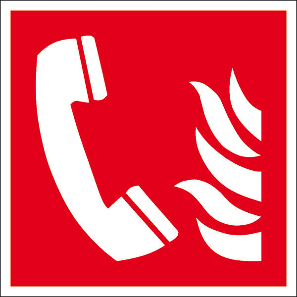 Brandschutzschild Notruftelefon langnachleuchtend DIN 7010 ASR A1.3